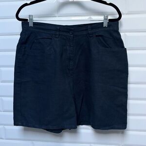 Women’s 14 Liz Claiborne Sport Navy Linen Short
